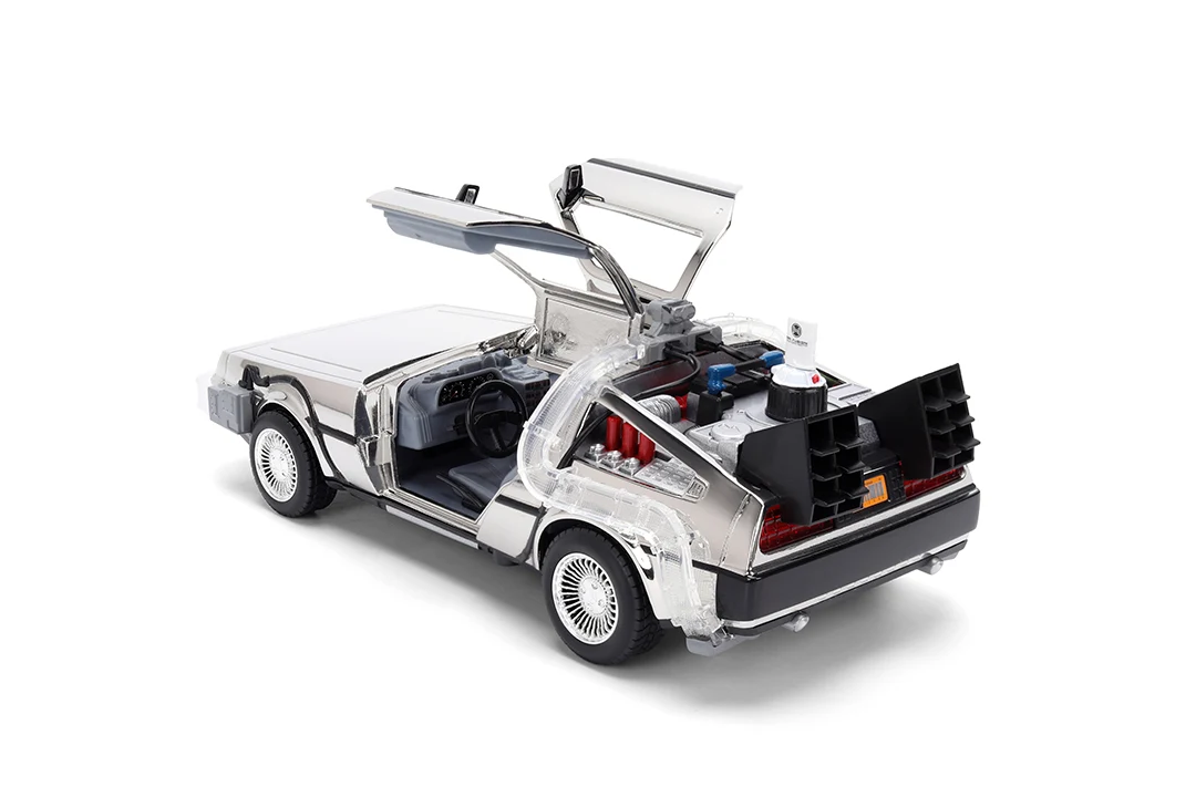 Back to the Future Time Machine, 1:24 Scale Vehicle (Chrome Exclusive) - Image 12