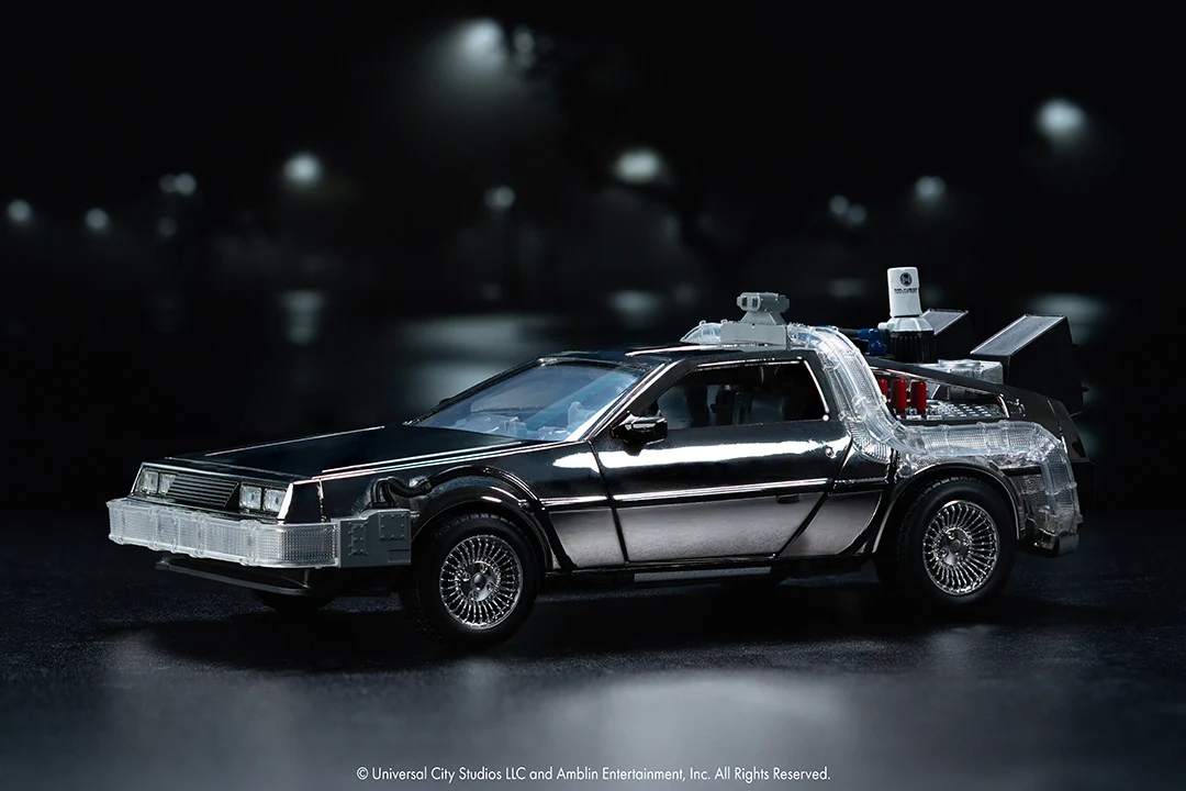 Back to the Future Time Machine, 1:24 Scale Vehicle (Chrome Exclusive) - Image 19