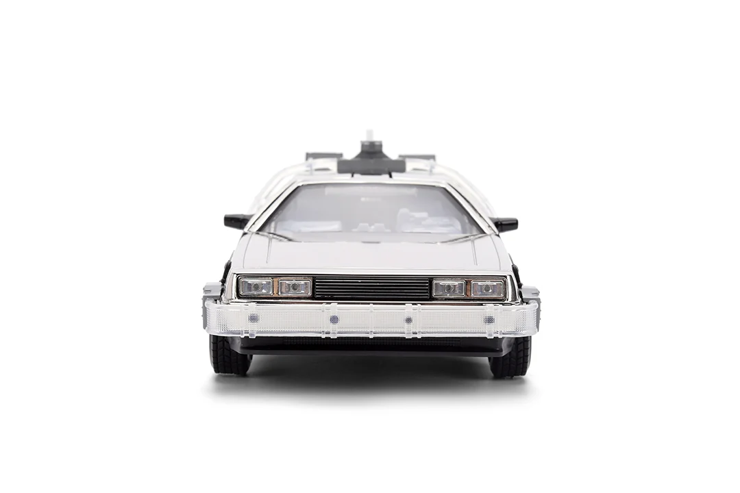 Back to the Future Time Machine, 1:24 Scale Vehicle (Chrome Exclusive) - Image 5