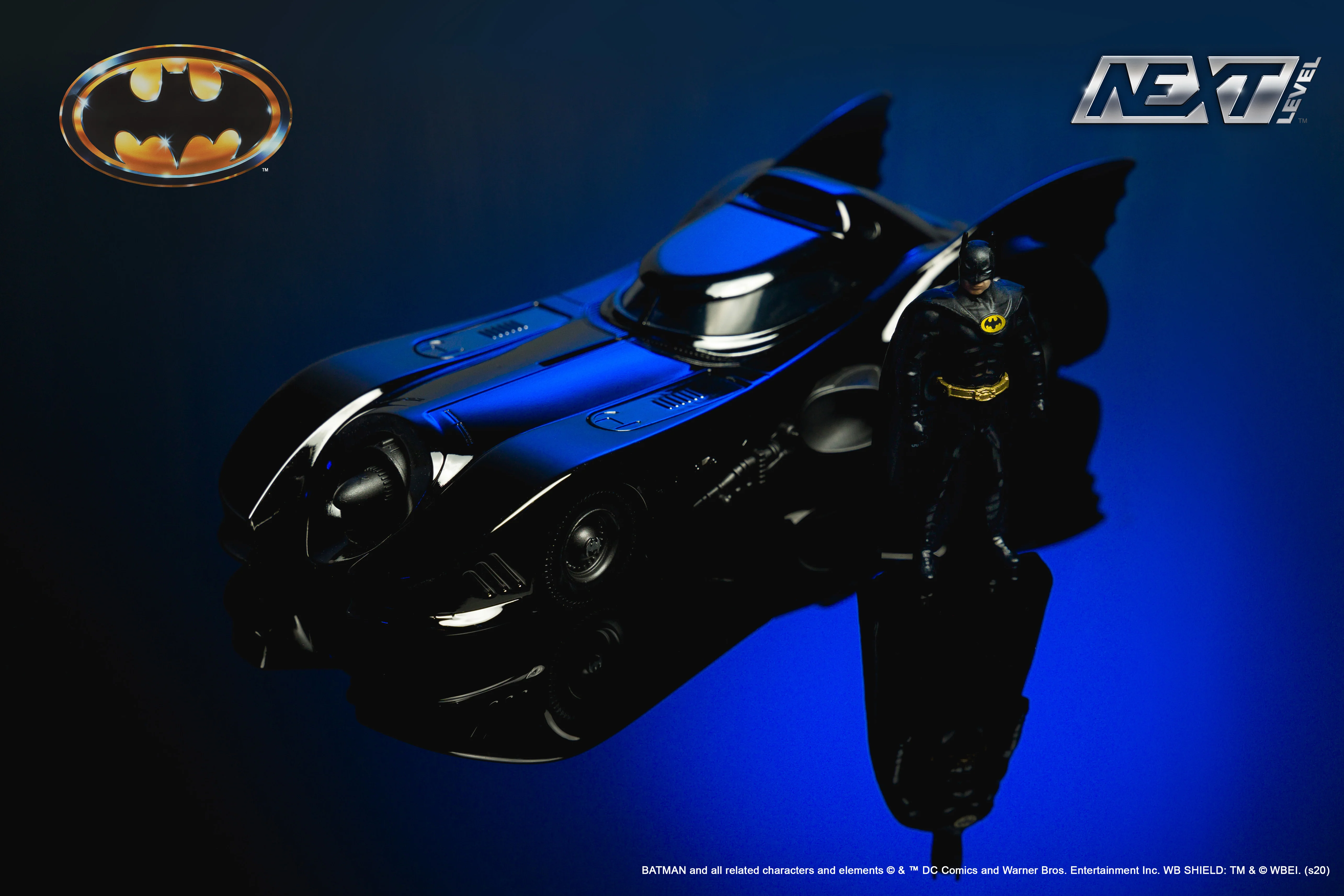 Batman 1989 Batmobile & Batman, 1:24 Scale Vehicle & 2.75" Figure (Next Level Exclusive) - Image 5