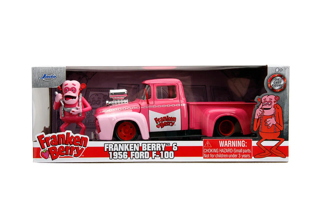 General Mills, Franken Berry & 1956 Ford F-100, 1:24 Scale Vehicle & 2.75" Figure - Image 2