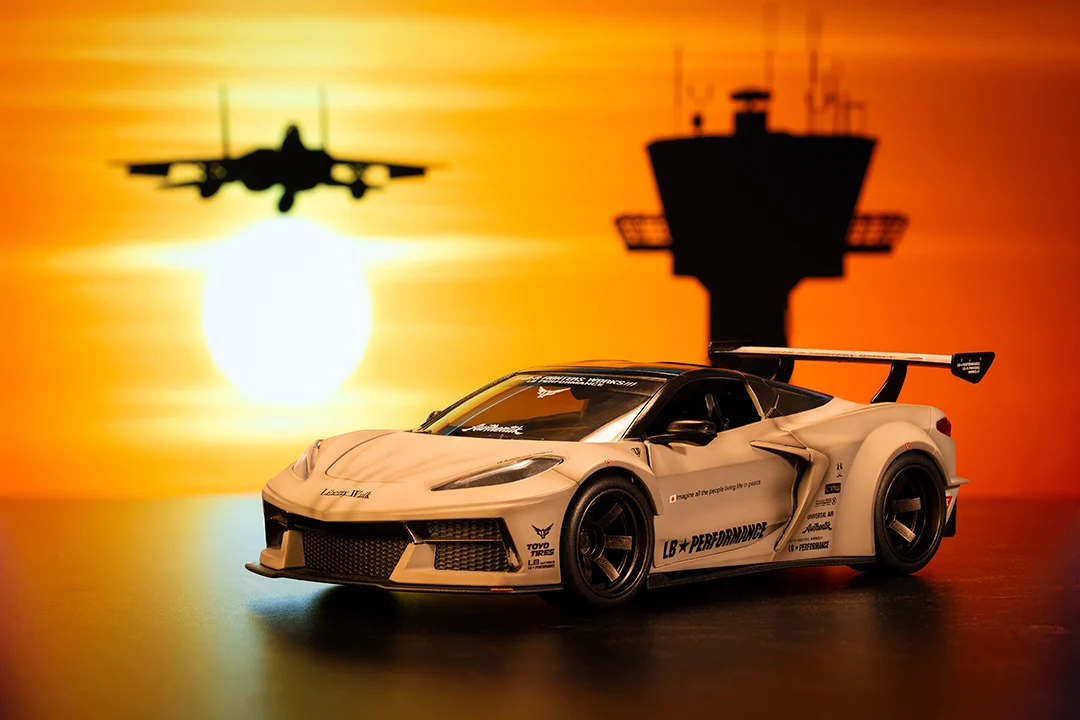 Liberty Walk Chevrolet Corvette C8, 1:24 Scale Vehicle - Image 21