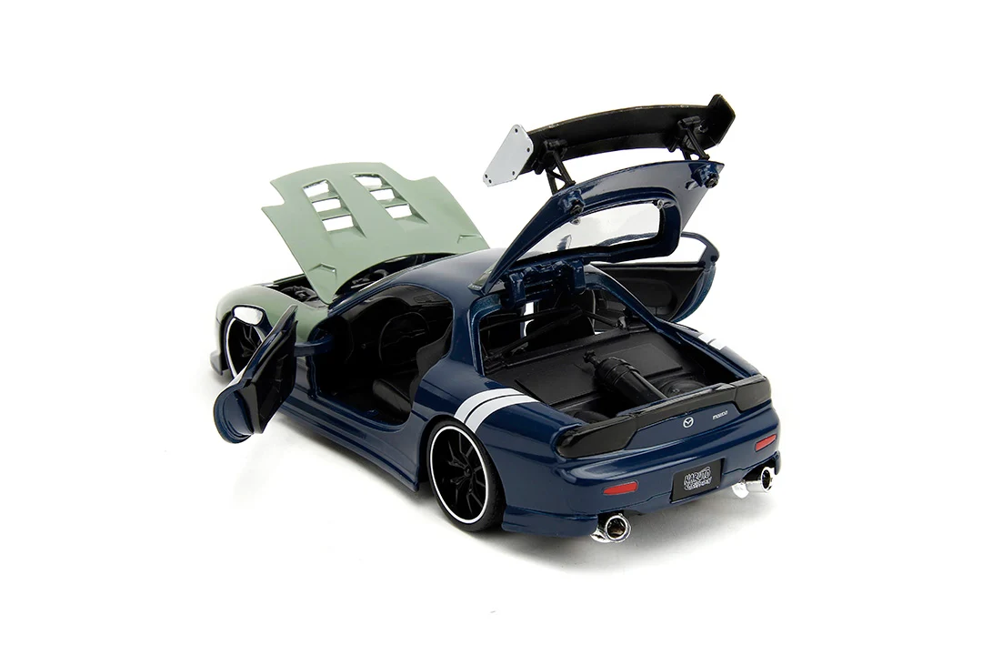 NARUTO SHIPPUDEN, Kakashi & 1993 Mazda RX-7, 1:24 Scale Vehicle & 2.75" Figure - Image 10