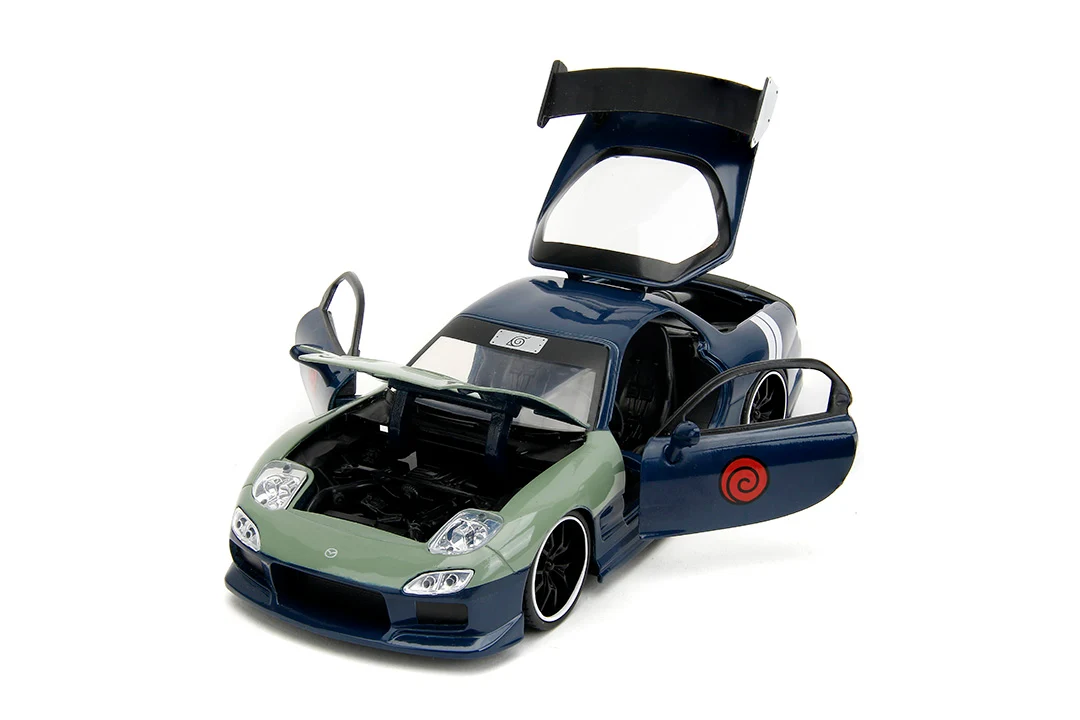 NARUTO SHIPPUDEN, Kakashi & 1993 Mazda RX-7, 1:24 Scale Vehicle & 2.75" Figure - Image 9