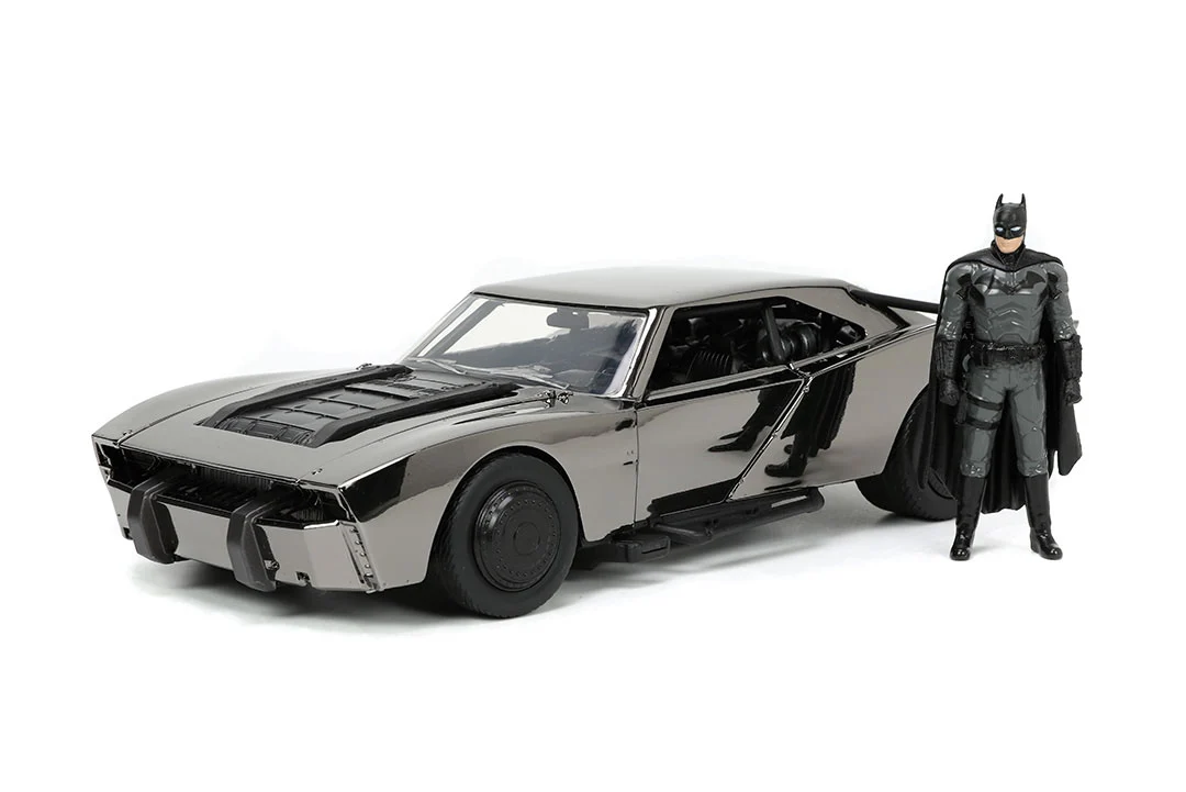 The Batman (2022) Batmobile & Batman, 1:24 Scale Vehicle & 2.75" Figure (Exclusive) - Image 3