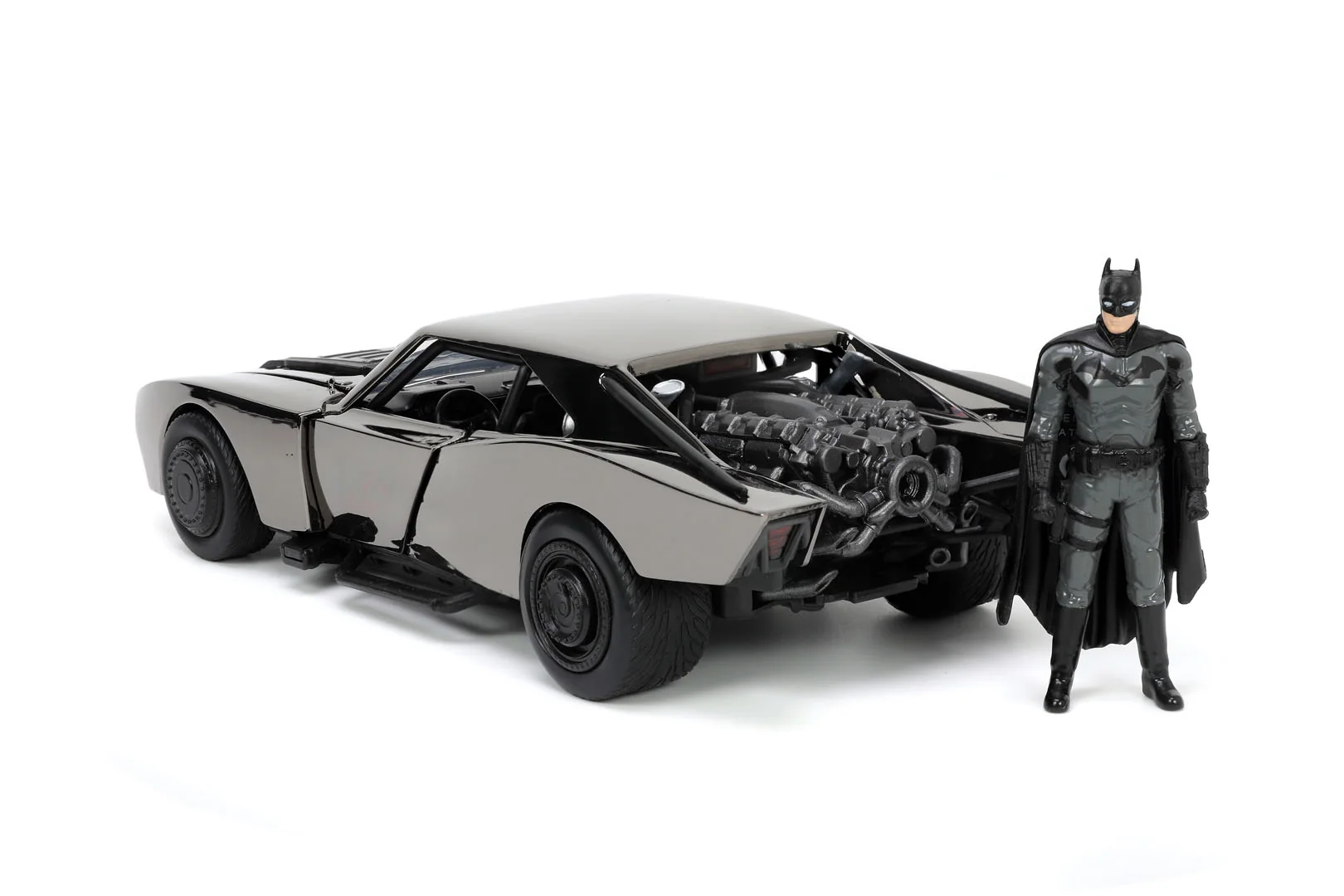 The Batman (2022) Batmobile & Batman, 1:24 Scale Vehicle & 2.75" Figure (Exclusive) - Image 5