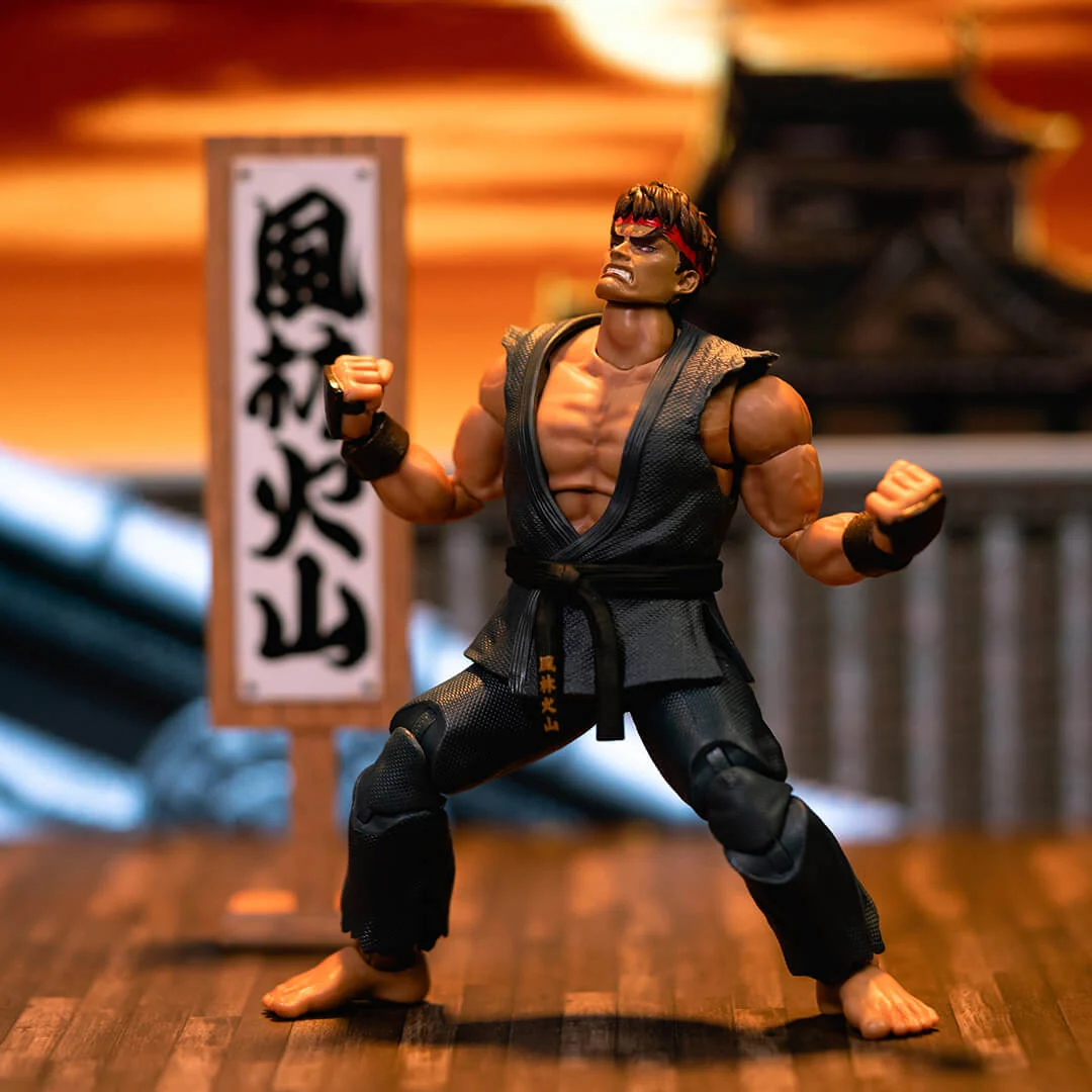 Ultra Street Fighter II Evil Ryu 1/12 Scale Action Figure Deluxe Set (Exclusive) - Image 6