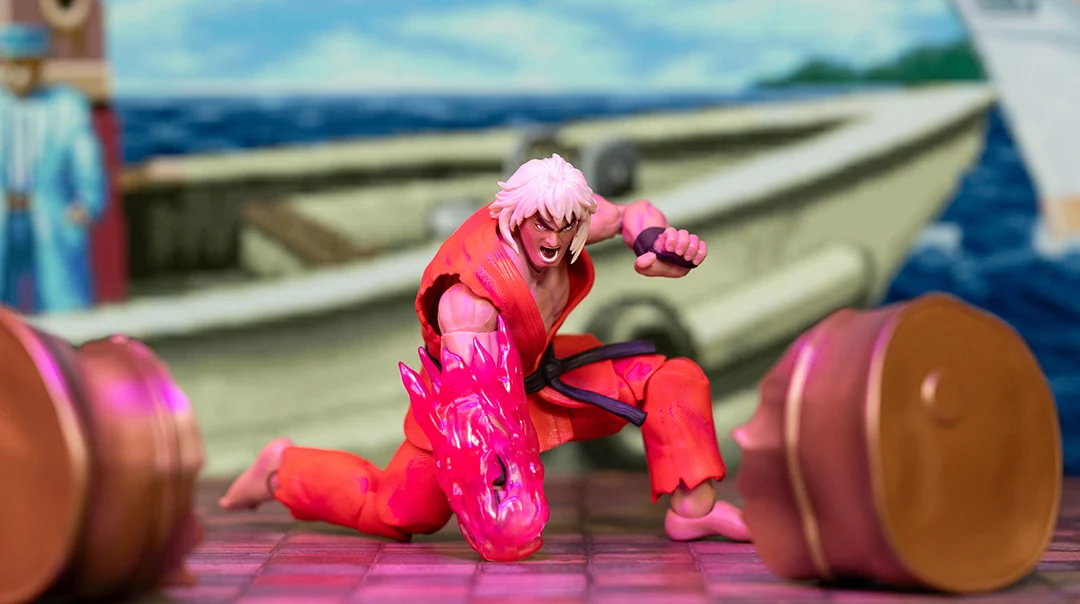 Ultra Street Fighter II Violent Ken 1/12 Scale Action Figure Deluxe Set (Exclusive) - Image 4
