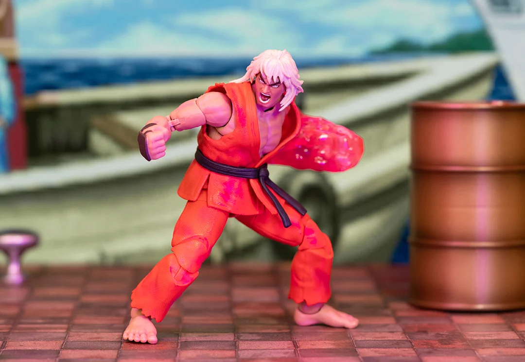 Ultra Street Fighter II Violent Ken 1/12 Scale Action Figure Deluxe Set (Exclusive) - Image 7