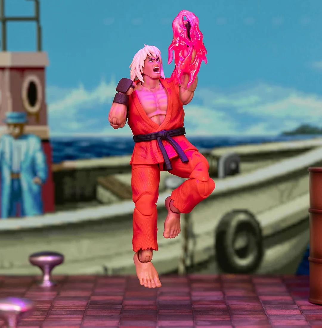 Ultra Street Fighter II Violent Ken 1/12 Scale Action Figure Deluxe Set (Exclusive) - Image 8